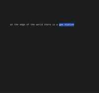 at the edge of the world there is a gas station screenshot, image №3412160 - RAWG