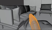 Couch Model blender and FBX. screenshot, image №3569522 - RAWG