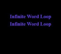 Infinite Word Loop (Neurodiversity Game Jam Version) screenshot, image №2157466 - RAWG