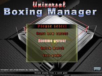 Universal Boxing Manager screenshot, image №398498 - RAWG