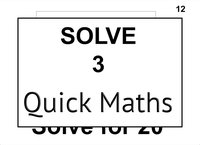 Quick Maths - 12 Second Game screenshot, image №1307961 - RAWG