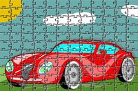 Red Sports Car Puzzle screenshot, image №1213082 - RAWG