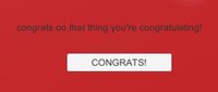 congratulations app screenshot, image №2124210 - RAWG