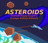 Comrade Ronald Reagan's Strategic Defense Initiative: Asteroids screenshot, image №3800431 - RAWG