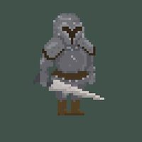 Knight Sprite - Pixel Set - Tile Set screenshot, image №1210447 - RAWG