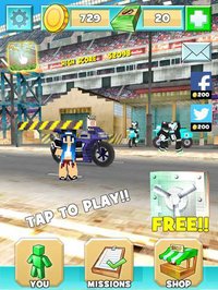 Block Motos | Top Dirt Bike Survival Racing Game for Free screenshot, image №2024650 - RAWG