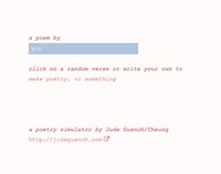 a poetry simulator screenshot, image №1304785 - RAWG