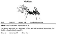 Goblant a Bestiary Creature for Mork Borg screenshot, image №3542859 - RAWG