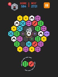 Merge Blocks - Merging hexagon puzzle fun game, rotate and merged screenshot, image №2035130 - RAWG