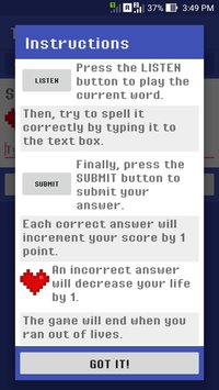 The Spelling Game screenshot, image №1188907 - RAWG