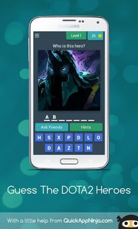 Guess The Dota 2 Heroes QUIZ APP screenshot, image №2232868 - RAWG