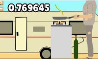 Caravan Man Flipping Omelette screenshot, image №2687853 - RAWG