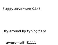 Flappy Adventure C64 screenshot, image №1127988 - RAWG