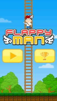 Pixel Man Climbing Ladder screenshot, image №890552 - RAWG