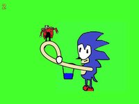 sonic drinks a glass of water screenshot, image №2400232 - RAWG