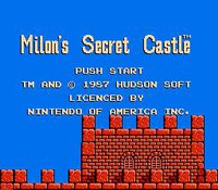 Milon's Secret Castle (1988) screenshot, image №736941 - RAWG