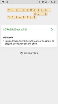 Verificateur Mots SCRABBLE screenshot, image №1469466 - RAWG