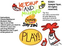 Ketchup And Mustard Coloring Station screenshot, image №2753663 - RAWG