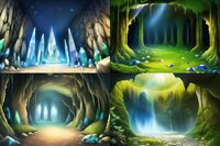 Cave Backgrounds - 200 IMAGES (1920x1280) No Copyright, Anime Style screenshot, image №3713953 - RAWG