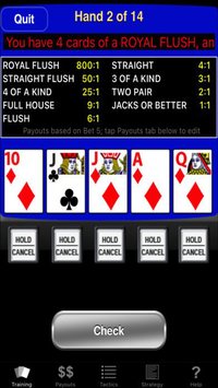 Video Poker Trainer - Jacks or Better screenshot, image №950794 - RAWG