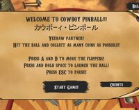 Cowboy Pinball (カウボーイ・ピンボール) screenshot, image №3199448 - RAWG