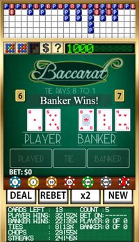 Baccarat Simulator screenshot, image №3381995 - RAWG