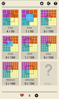 Ruby Square: free logical puzzle game (700 levels) screenshot, image №1515599 - RAWG