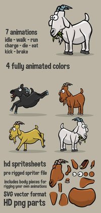 Animated goat screenshot, image №2209331 - RAWG