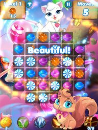 Kitty Crush - puzzle games with cats and candy screenshot, image №1675185 - RAWG