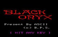 The Black Onyx screenshot, image №742630 - RAWG