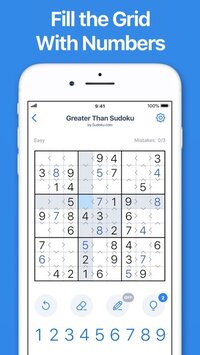 Greater Than Sudoku screenshot, image №2677005 - RAWG