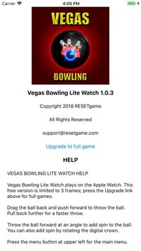 Vegas Bowling Lite Watch screenshot, image №1789131 - RAWG