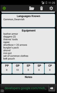 Fifth Edition Character Sheet screenshot, image №1463337 - RAWG