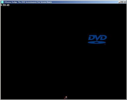 1 minute of dvd screensaver (GETS IN THE CORNER!)