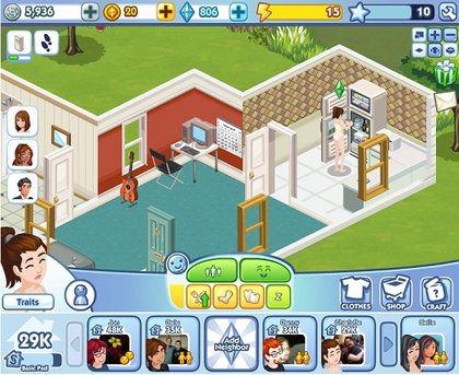 Facebook Games: The Sims Social