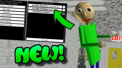 Baldi'S Basics In Education And Learning Mod Menu Download
