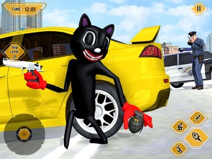 App Cartoon Cat vs Stickman Fight Android game 2022 