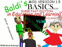 Download Baldi's Basics Mod Apk 1.4.3 (MOD Menu)