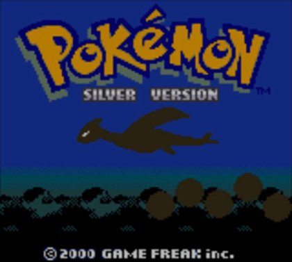 The legendary Pokemon Gold and Pokemon Silver title screens