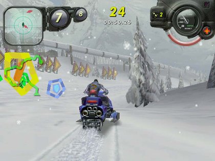 Arctic Thunder PS2 Playstation 2 Game Tested Black Label Snowmobile Battle