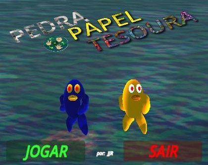 Jogando pedra papel tesoura