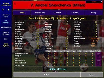 Championship Manager Season 99/00 release date, screenshots, reviews on RAWG