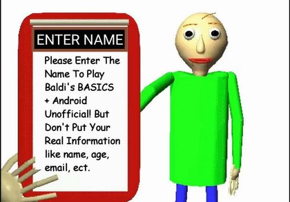 The official android version! - Baldi's Basics Classic 