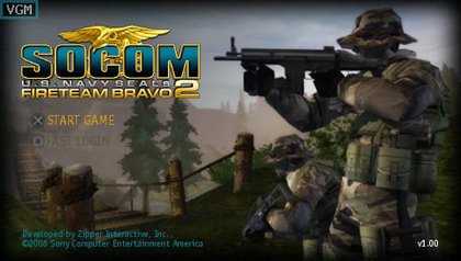 SOCOM: U.S. Navy SEALs - Fireteam Bravo 2 (Sony PSP, 2006) UMD ONLY