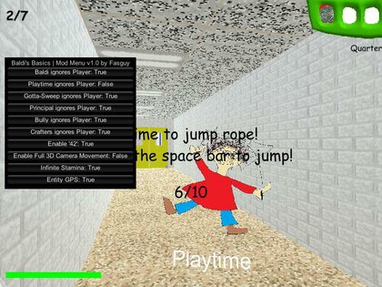 Baldi's Basics in School Education - MOD MENU APK 