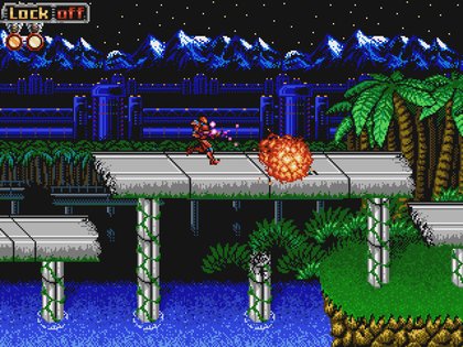 Contra NES 2 player Netplay 60fps 