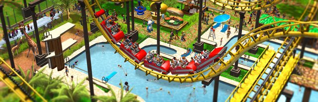 RCT3 Platinum combines the excitement and roller coaster, theme