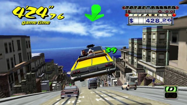 Crazy Taxi (1999) screenshot Crazy Taxi (1999) screenshot