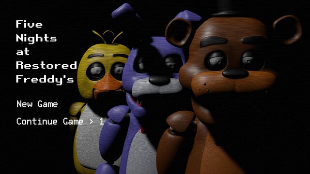 I tried to remake the FNAF 4 menu screen : r/fivenightsatfreddys