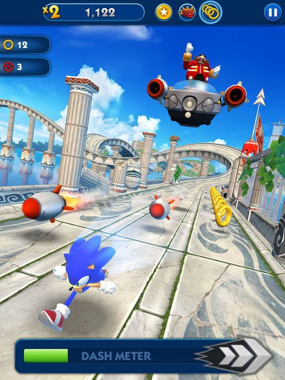 Chega à App Store mais um jogo no estilo Temple Run: o Sonic Dash »